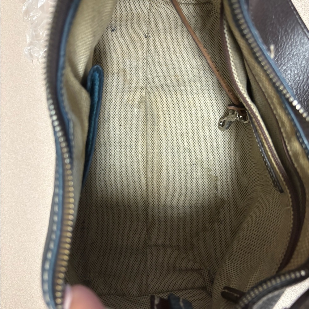 Vintage Dooney & Bourke Navy Shoulder Bag - Picture 15 of 16